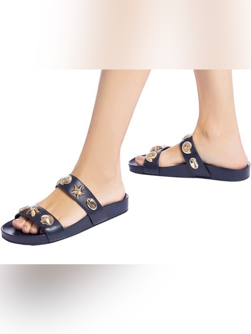 LARROUDE Indigo Madison Slide 8 sandals